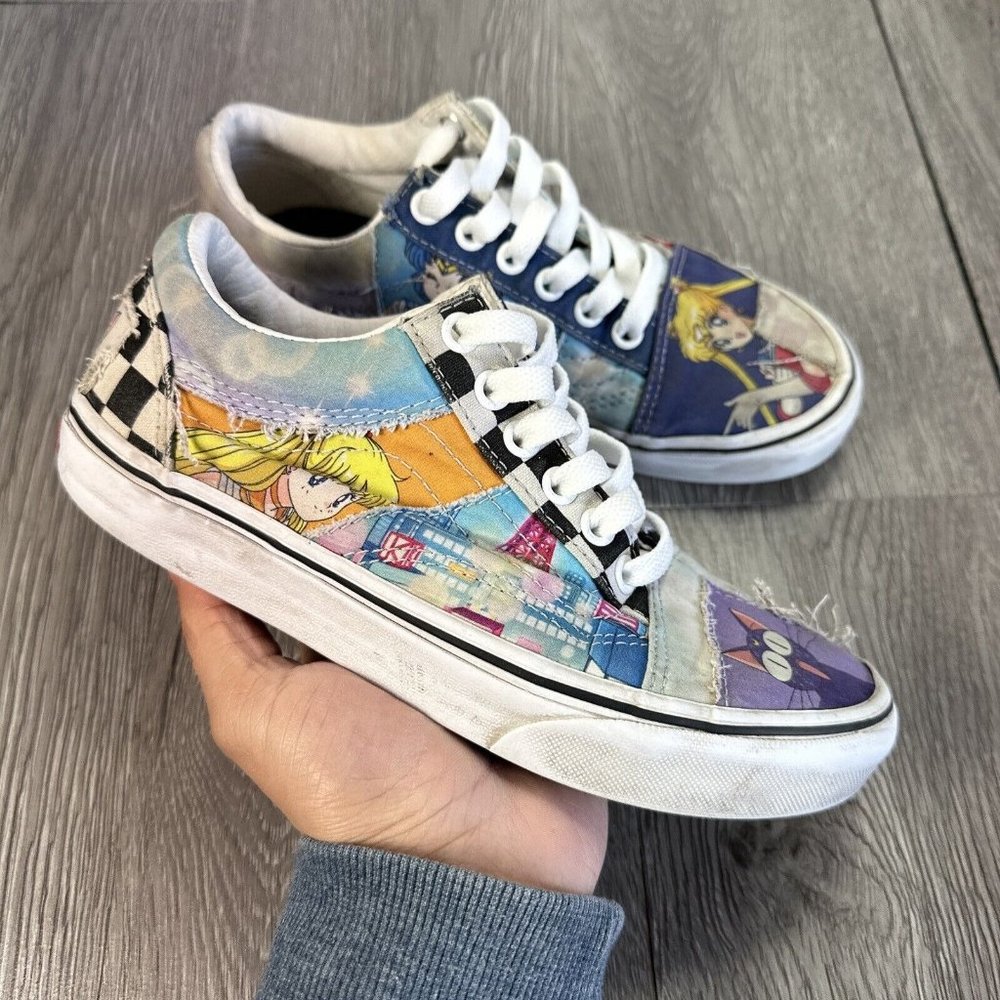 VANS x Pretty Guardian Sailor Moon Shoes OLD SKOOL VN0005U7448 W5.5 / M4 22cm
